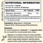 Magnesium L-Threonate // Memory & Sleep Support